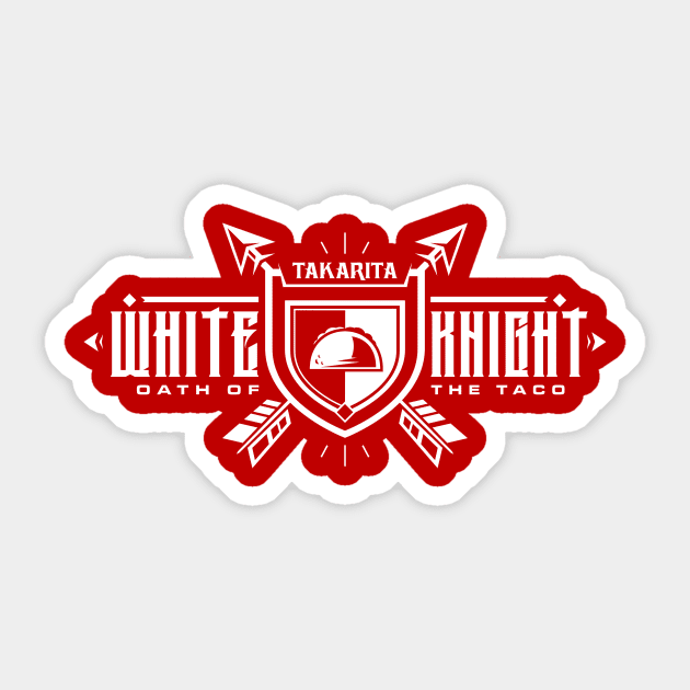 White Knight Sticker by Takarita